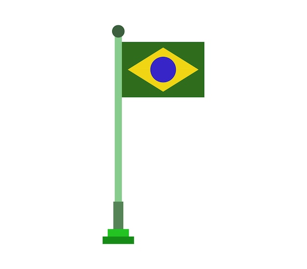 Vetor bandeira do brasil