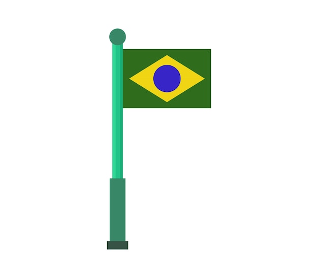 Vetor bandeira do brasil