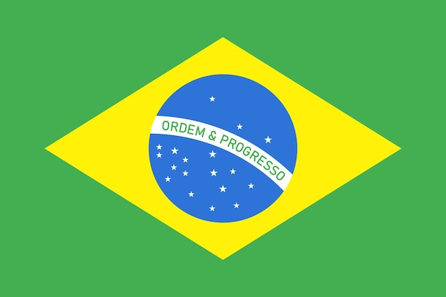 Vetor bandeira do brasil