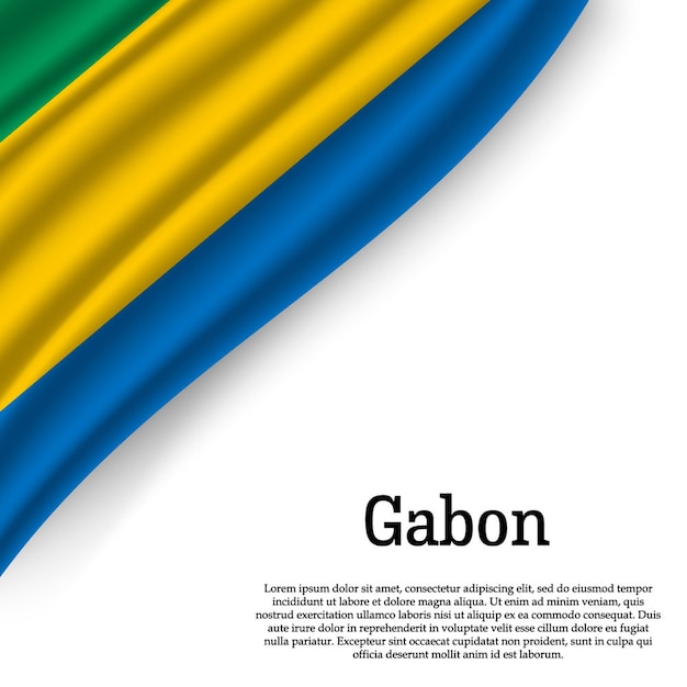 Bandeira do Gabão em branco