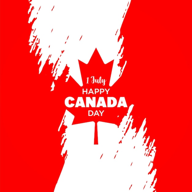 Bandeira do Grunge do Canadá Dia do Canadá