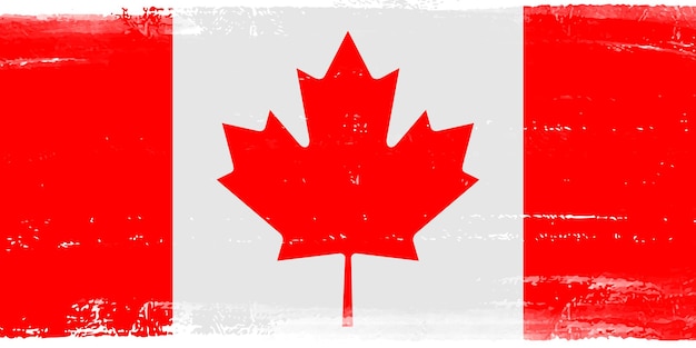 bandeira do grunge do canadá