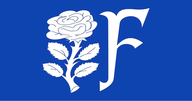 Vetor bandeira do município de floreffe na bélgica imagem vetorial