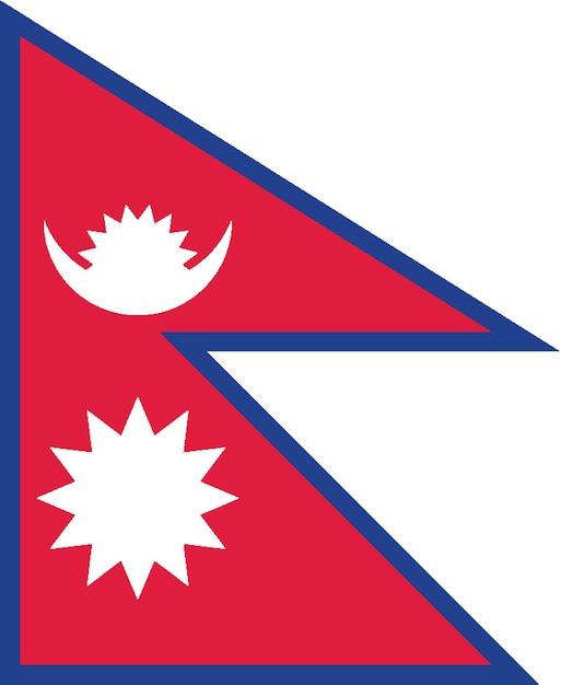 Bandeira do Nepal Bandeira da Nação