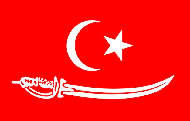 Vetor bandeira do sultanato de aceh