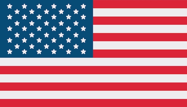 Bandeira dos Estados Unidos da América Proporções exatas e cores oficiais