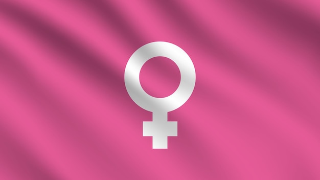 Bandeira feminista realista