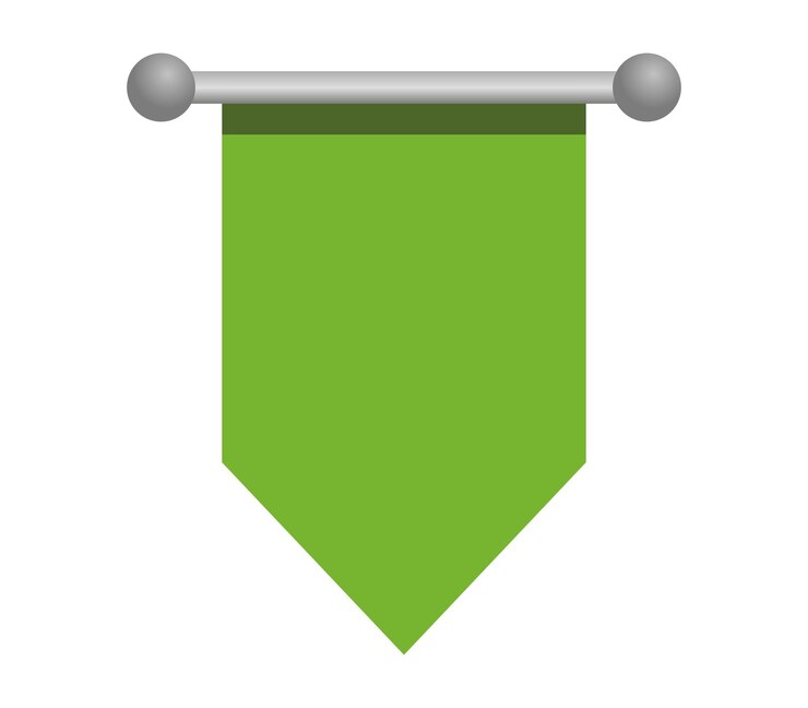 Vetor bandeira ilustrada