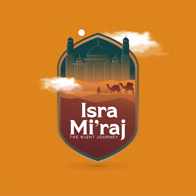 Vetor bandeira isra miraj 3