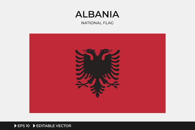 Bandeira nacional da albânia