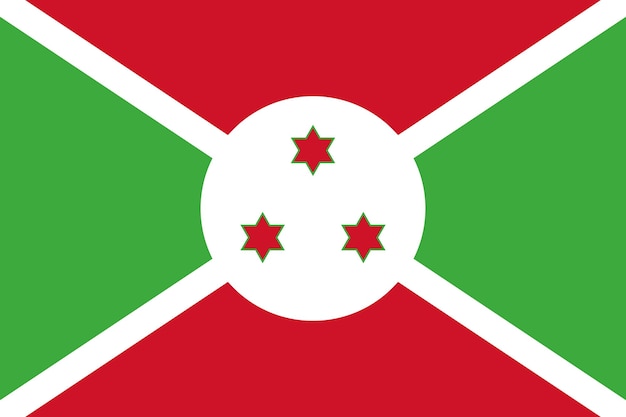 Vetor bandeira nacional do burundi