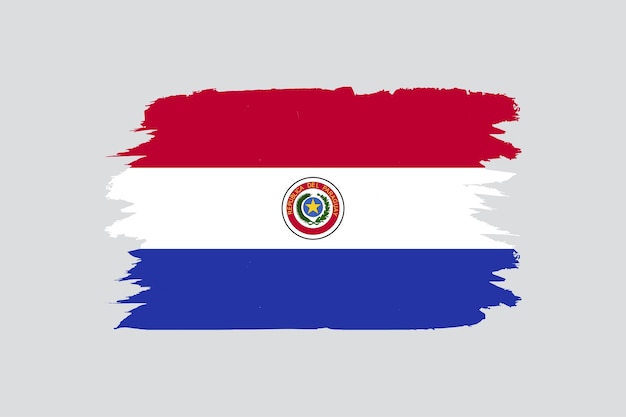 Vetor bandeira oficial do paraguai