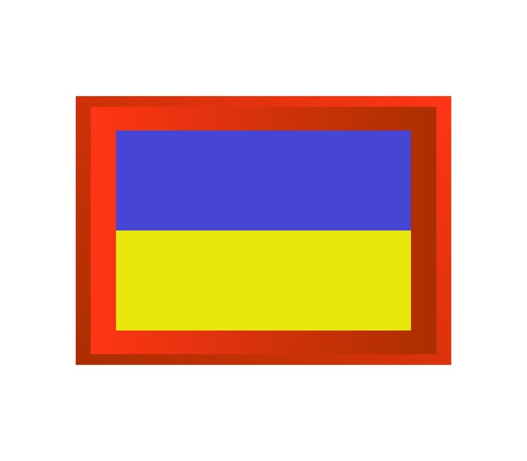 Vetor bandeira ucraniana