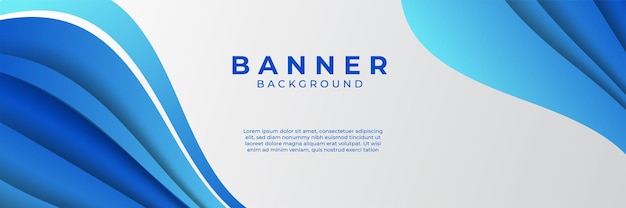 Banner abstrato moderno gradiente azul marinho escuro e fundo branco