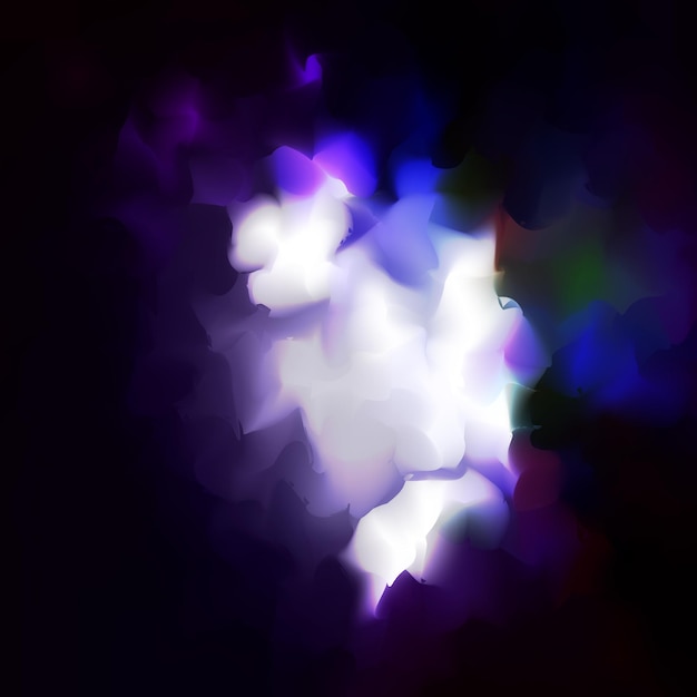 Banner abstrato pinta ilustração de arte colorida de fundo