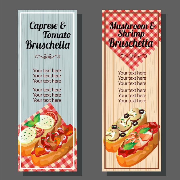 Banner bruschetta