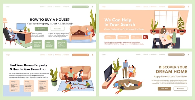 Banner da Web definido para oferta de agência imobiliária