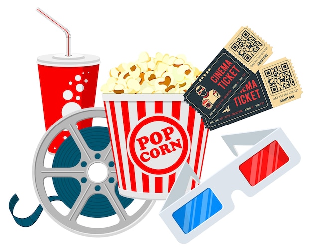 Banner de cinema e filme