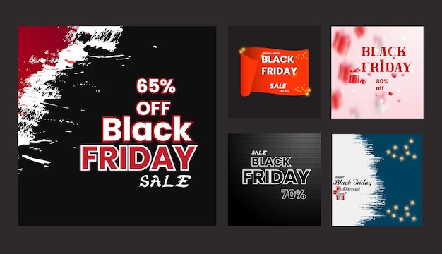 Banner de design de oferta de venda de sexta-feira negra