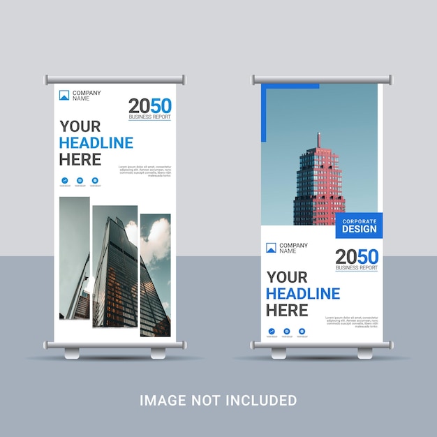 Banner de enrolamento corporativo moderno