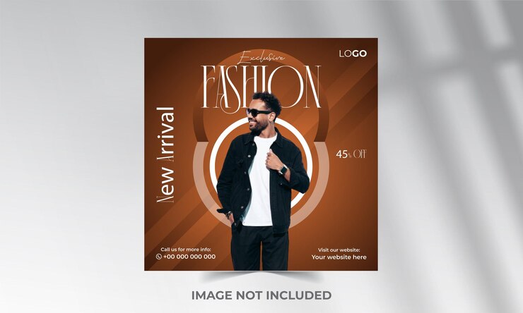 Vetor banner de instagram de mídia social elegante ou modelo de postagem de flyer quadrado