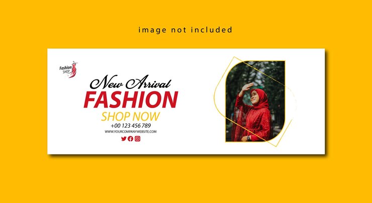 banner de mídia social