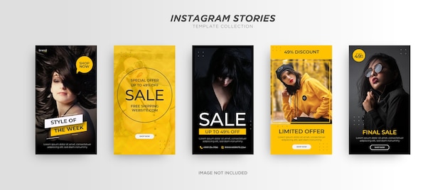 banner de moda. Promoção de mídia social