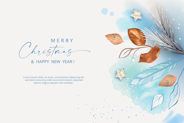 Banner de Natal e ano novo