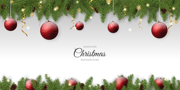 Banner de natal sem costura