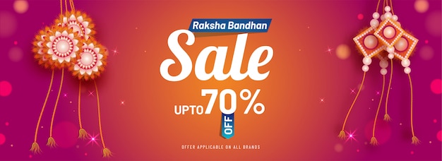 Banner de raksha bandha sale