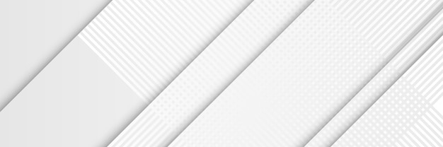 Banner de tecnologia abstrato de formato quadrado branco
