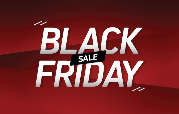 Banner de venda da Black Friday e anúncio modelo para promoção e publicidade na web