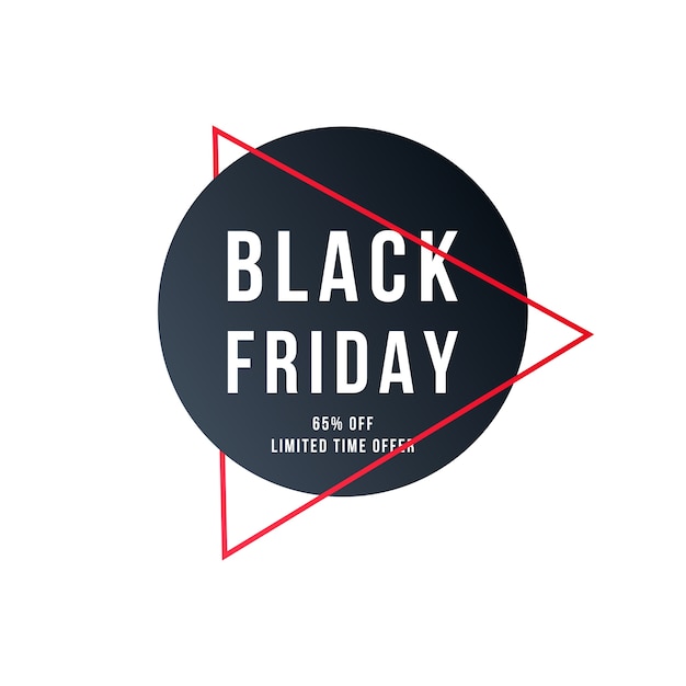 Banner de venda da black friday