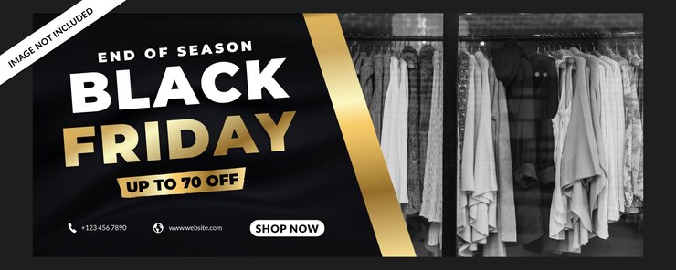 Vetor banner de venda da sexta-feira negra