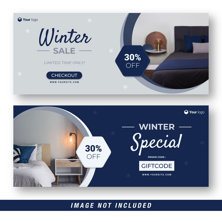 Banner de Venda de Inverno