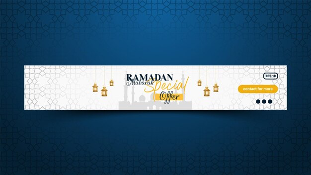 Banner de venda do ramadão