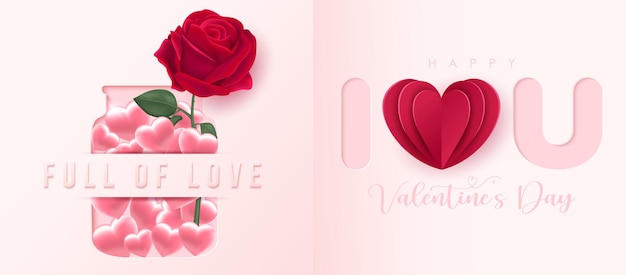 Banner do dia ValentineValentines em estilo jornal