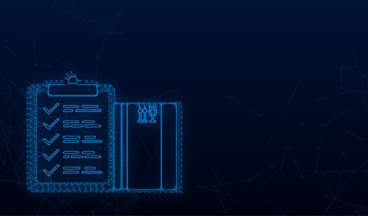 Banner do site de entrega. Aplicativo de serviço de entrega. Ilustração em vetor estilo plexo