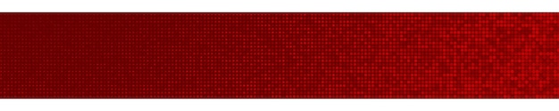 Banner horizontal de gradiente de meio-tom abstrato em tons aleatórios de cores vermelhas