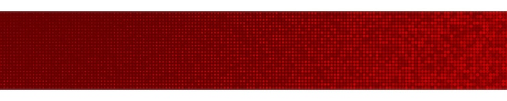Vetor banner horizontal de gradiente de meio-tom abstrato em tons aleatórios de cores vermelhas