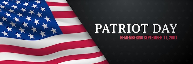 Banner horizontal do dia do patriota