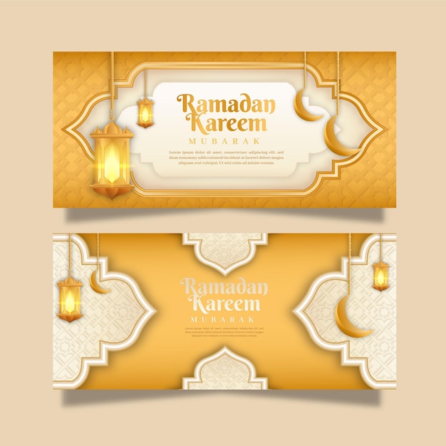 Banner horizontal do Ramadã