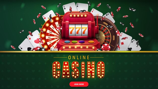 Vetores de Casino Online Bandeira Amarela Com Bônus De Boasvindas