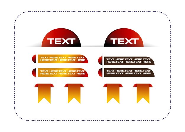 Banners em forma vetorial etiquetas de preços adesivos cartazes adesivos de sites cores elementos de design de páginas da web