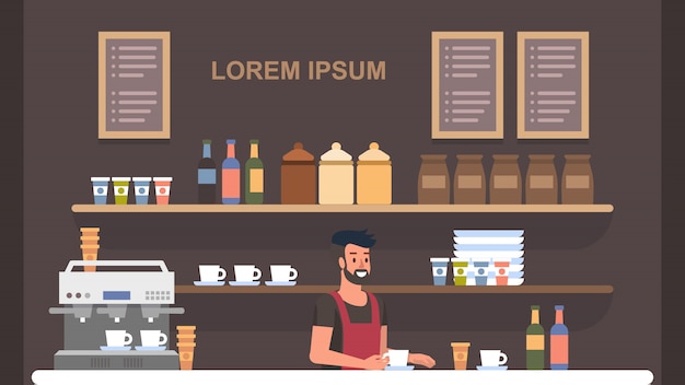 Barista Coffe Shop Interior