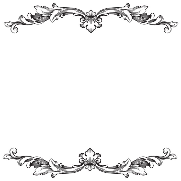 Vetor barroco clássico de elemento vintage para o projeto. caligrafia de filigrana de elemento de design decorativo.