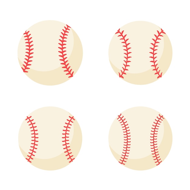Basebol de couro com costuras vermelhas torneios populares de softball