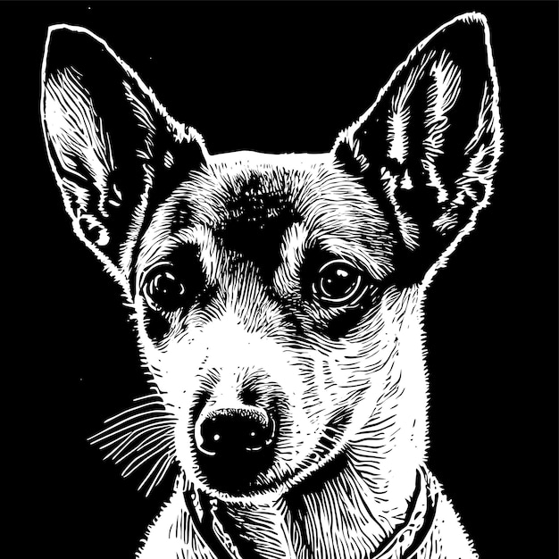Vetor basenji cão mão desenhada cartoon adesivo ícone conceito ilustração isolada