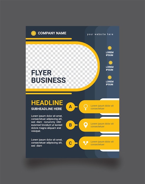 Vetor beautiful silver curved business flyer template pode ser usado para apresentação de projetos de negócios