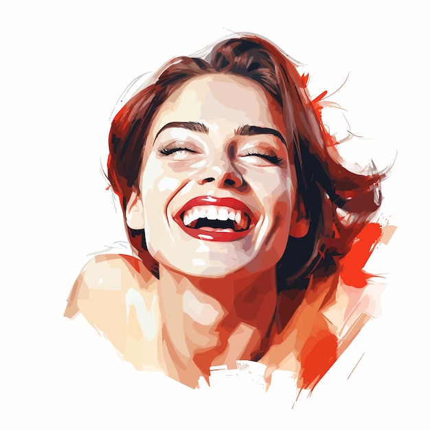 Vetor beauty_smile_and_trouble_vector_ilustrado